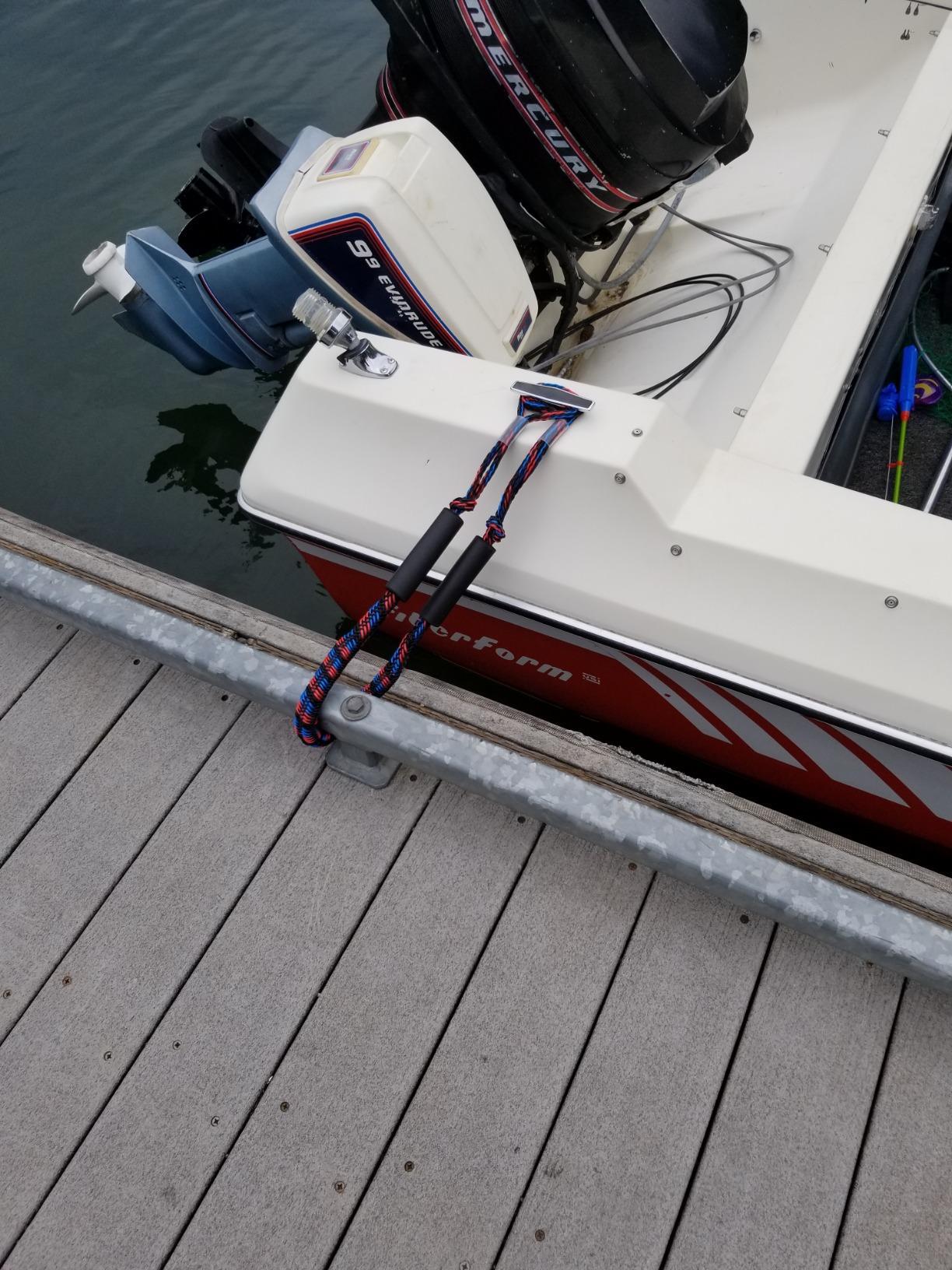 Sterke bungee-fortøyningsliner til brygge