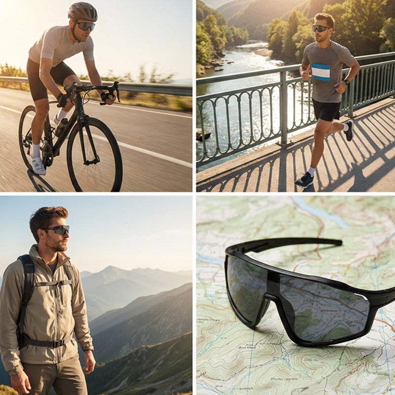 🌟Nytt 2026: Upp till 50 % rabatt!🌟 Fotokromatiska sportglasögon för utomhusbruk