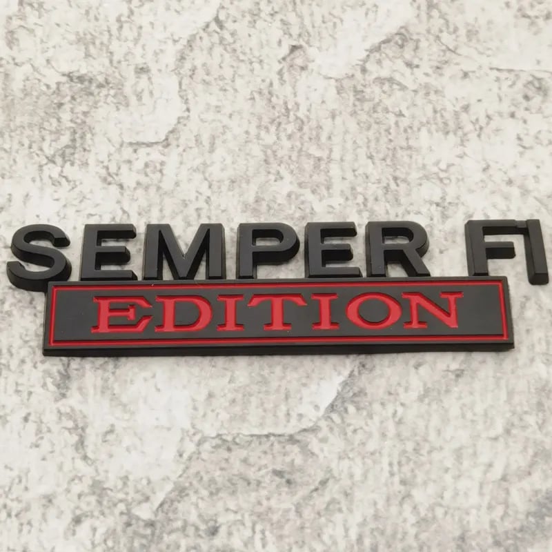 🏎️SEMPER FI EDITION Car Emblem Metal Badge