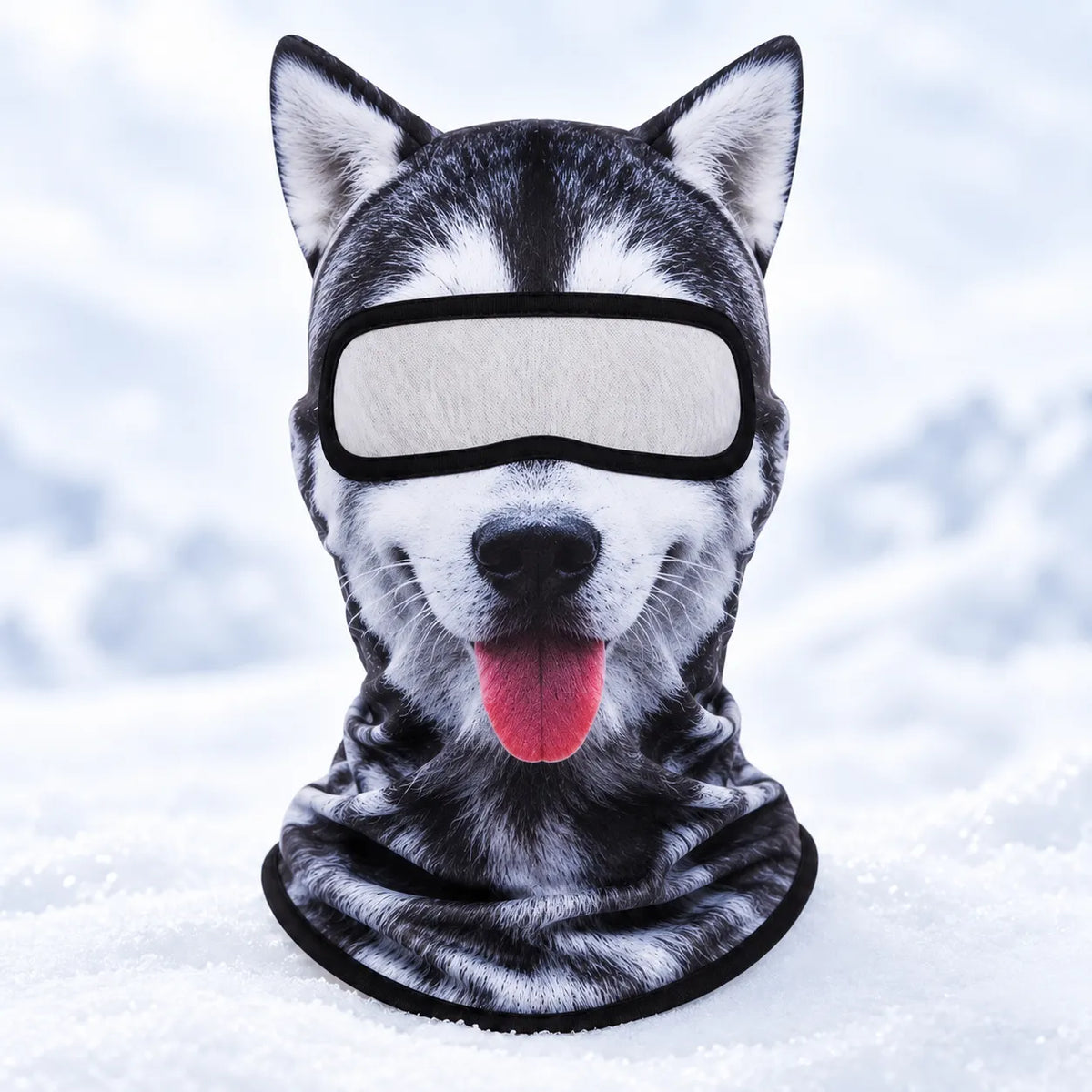 🔥🐱3D Katte-skibalaklava ansiktsmaske med ører dyremaske