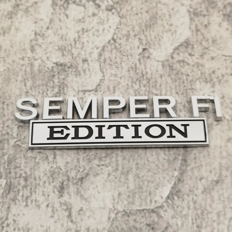 🏎️SEMPER FI EDITION Car Emblem Metal Badge