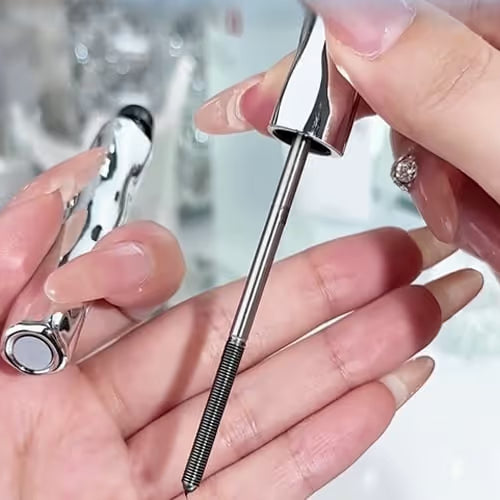 💖Silver Tube Curling Mascara – Langvarig vippeløft og volum, Smørfri