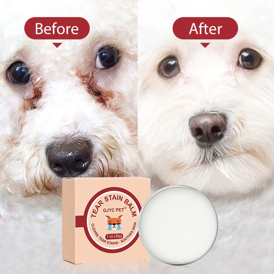 👀✨ GJYC PET Tear Stain Protection Cream & Brush Set 🐱🐶 for hunder og katter