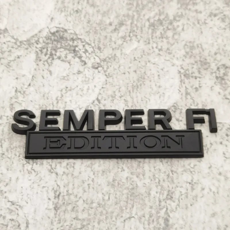 🏎️SEMPER FI EDITION Car Emblem Metal Badge