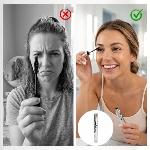 💖Silver Tube Curling Mascara – Langvarig vippeløft og volum, Smørfri