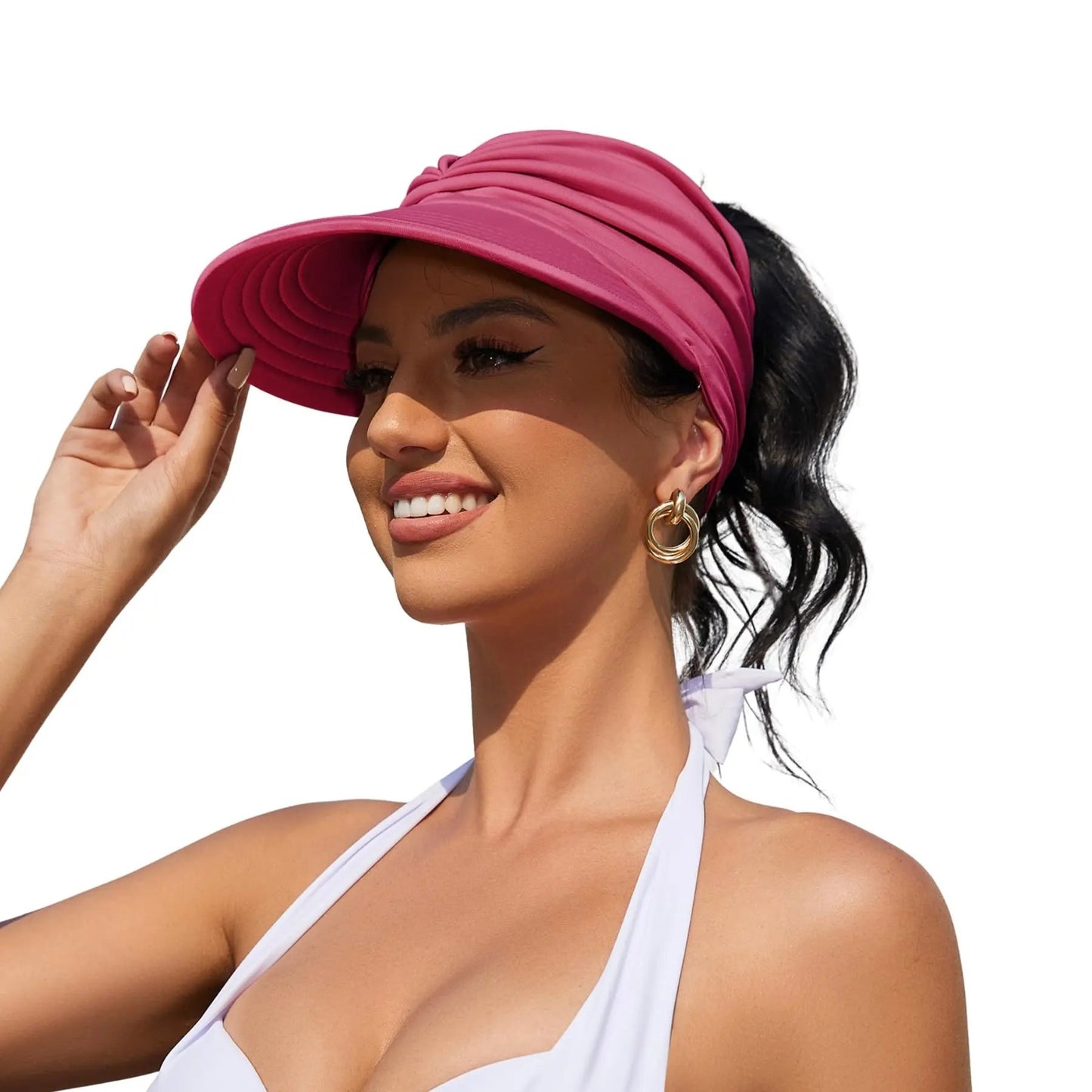 🔥Last Day 50% OFF - Women's UPF 50+ UV Protection Sun Visor Hat