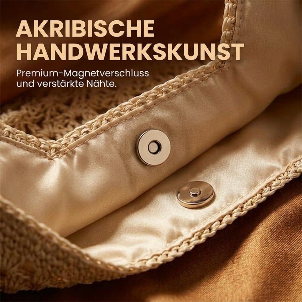 ✨Vevd stråskulderveske
