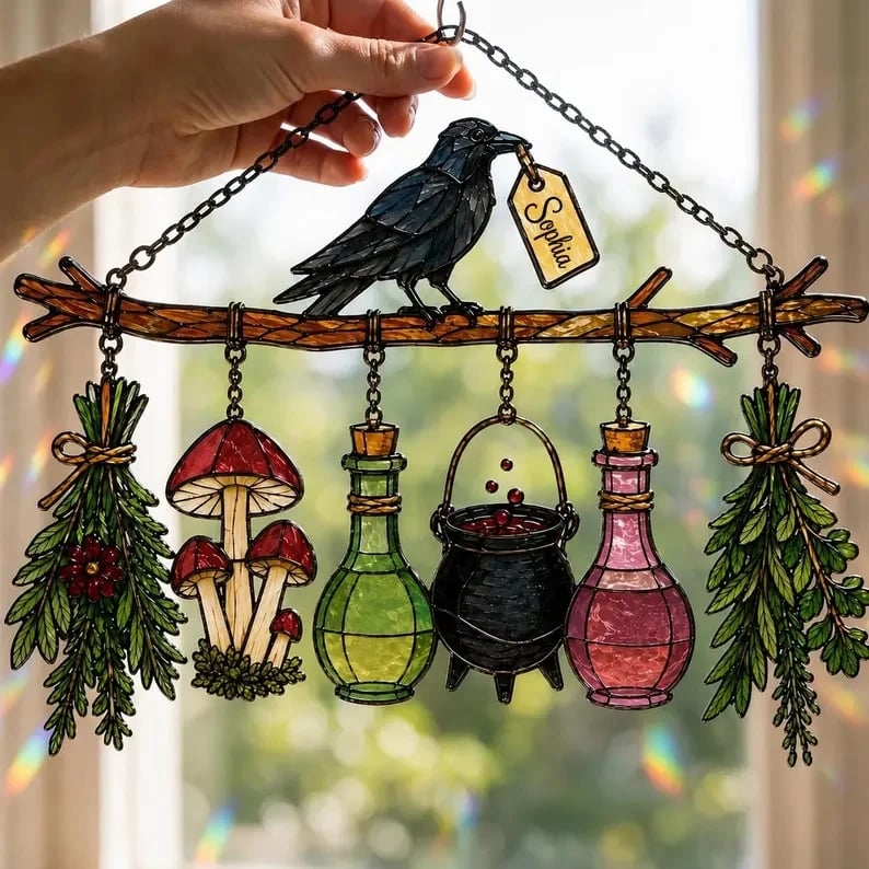 🔥Siste dag 49 % RABATT – 🖤🐦‍⬛Ravneheks Solfanger