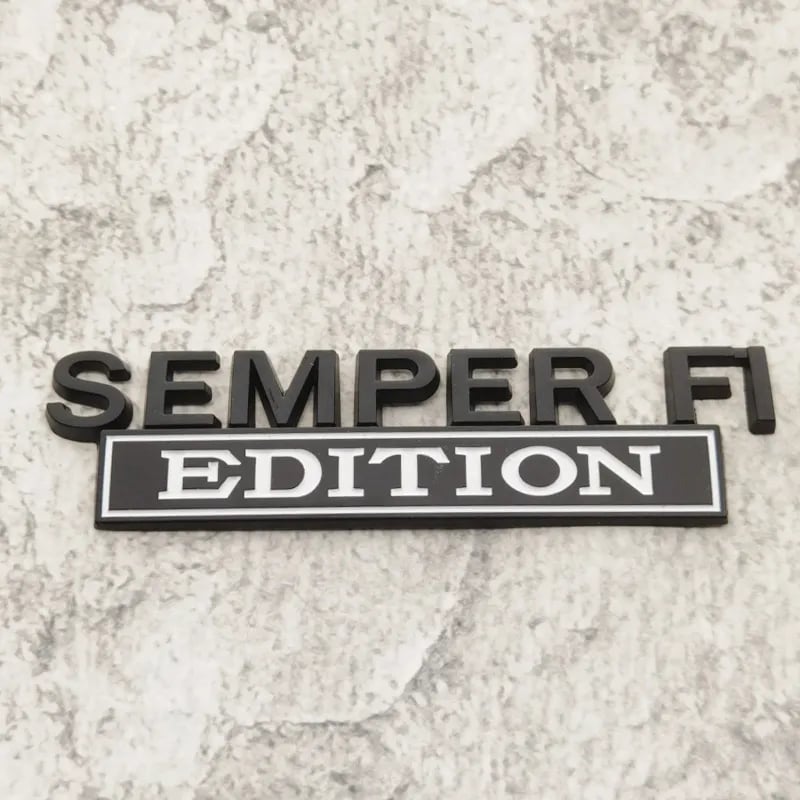 🏎️SEMPER FI EDITION Car Emblem Metal Badge