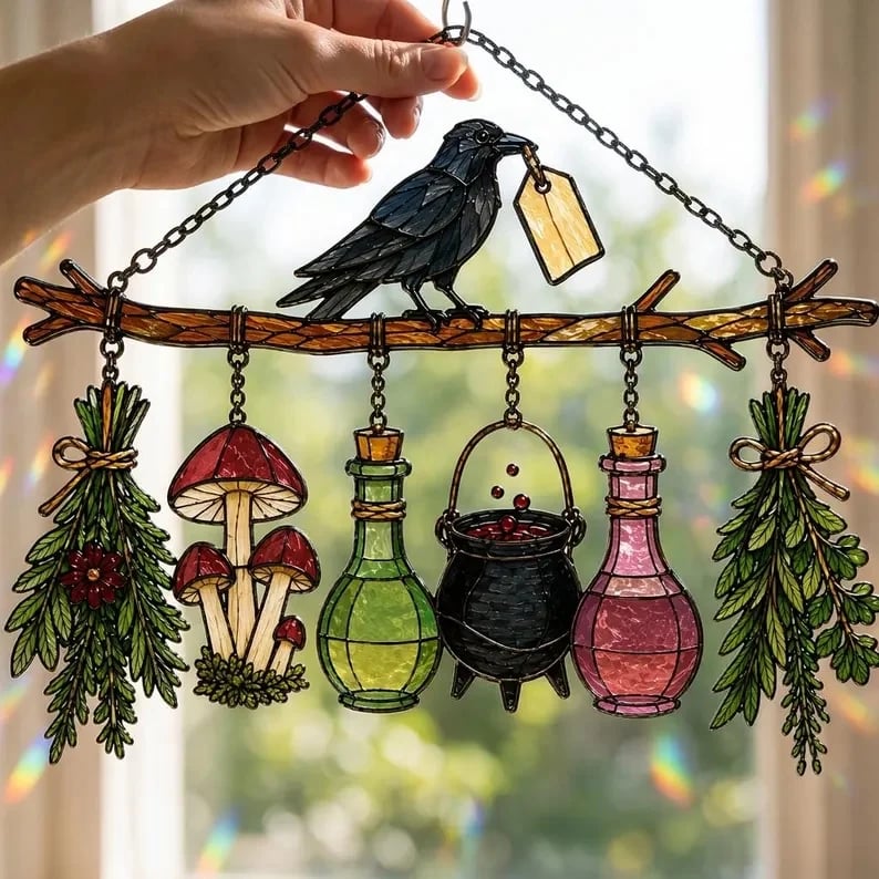 🔥Siste dag 49 % RABATT – 🖤🐦‍⬛Ravneheks Solfanger