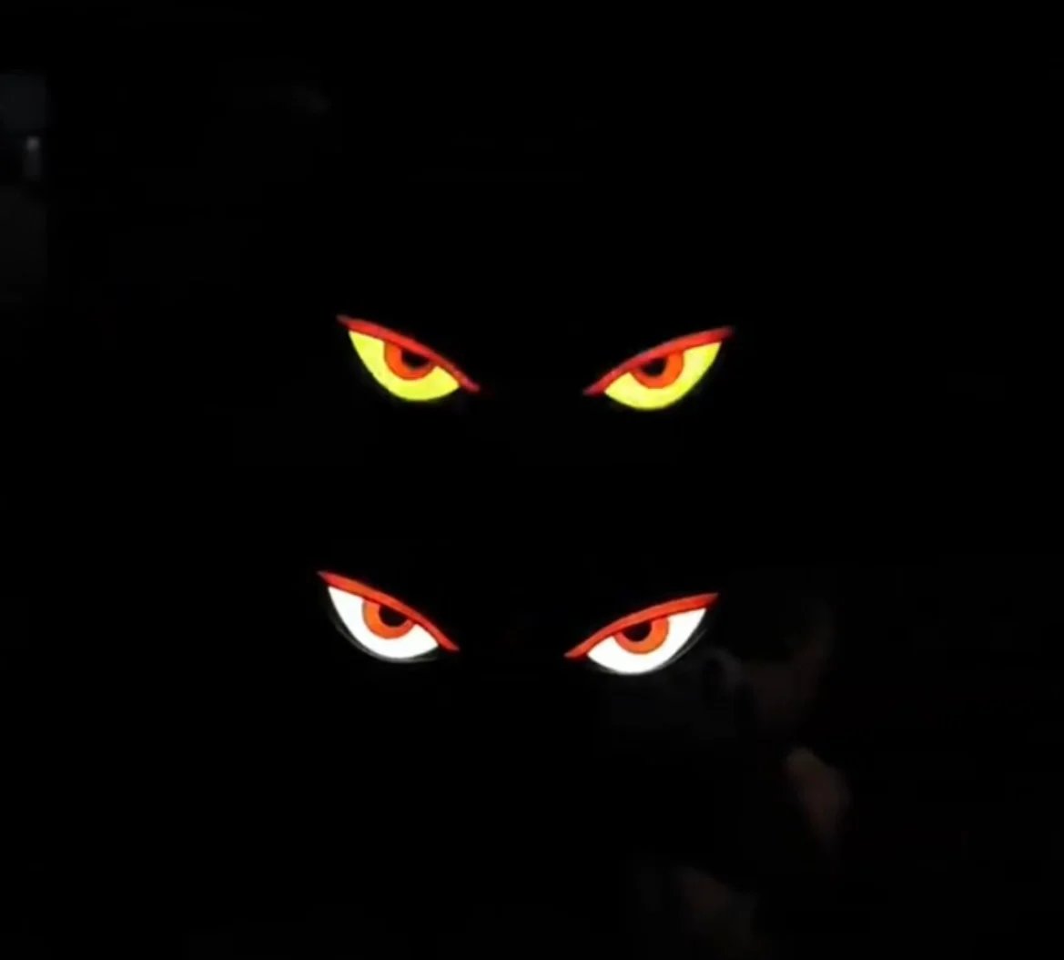 Solar Demon Eye LED-vinduslampe til bil