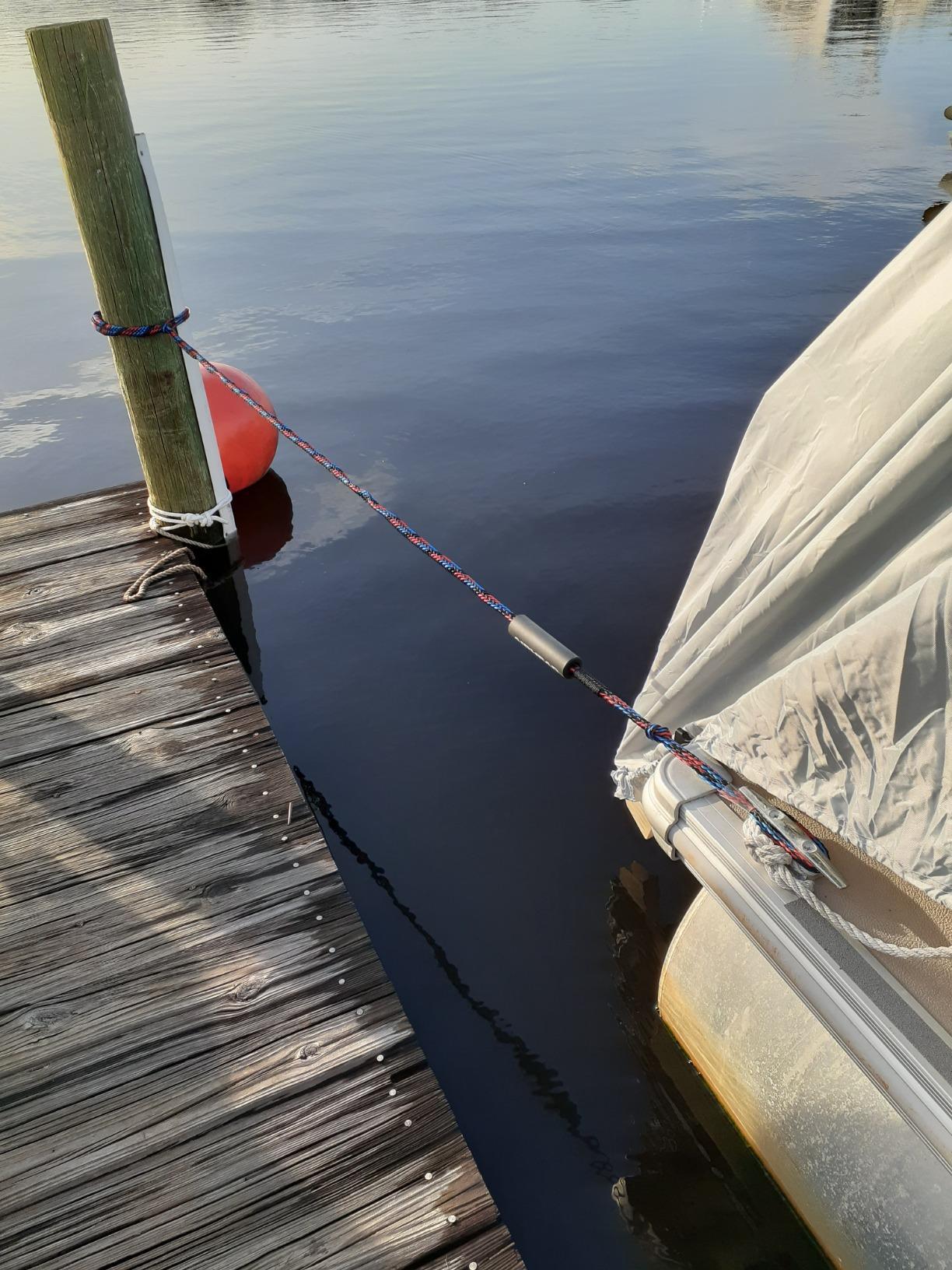 Sterke bungee-fortøyningsliner til brygge