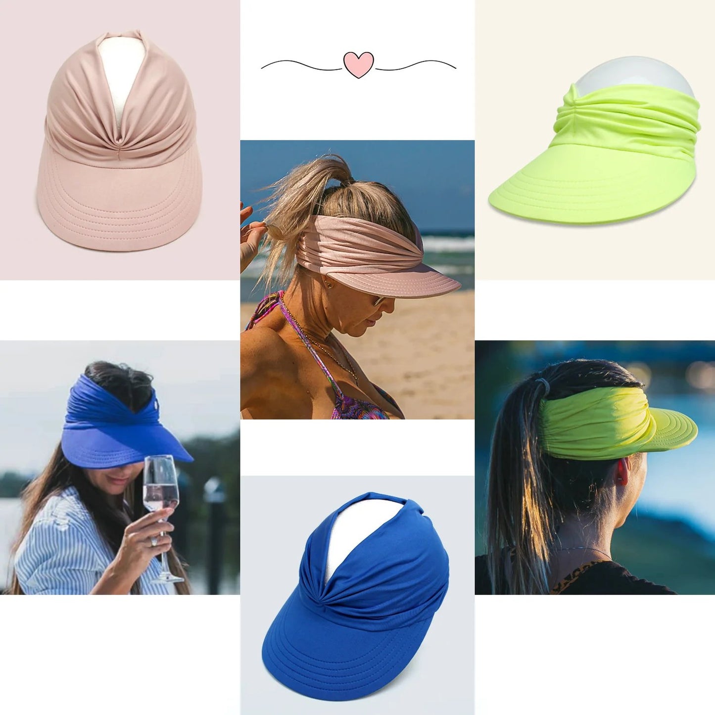 🔥Last Day 50% OFF - Women's UPF 50+ UV Protection Sun Visor Hat