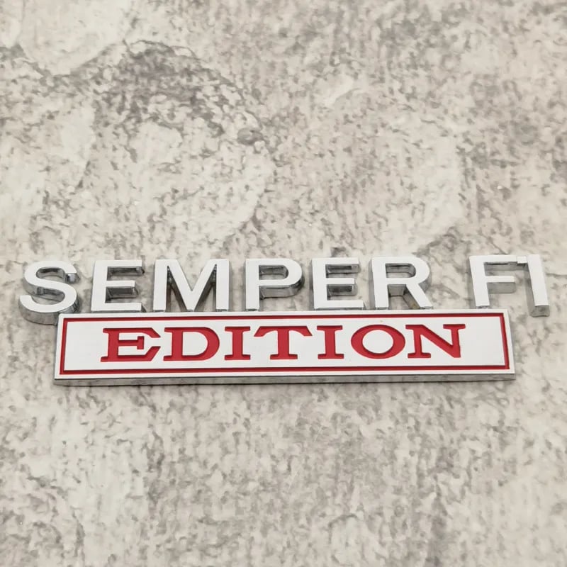 🏎️SEMPER FI EDITION Car Emblem Metal Badge