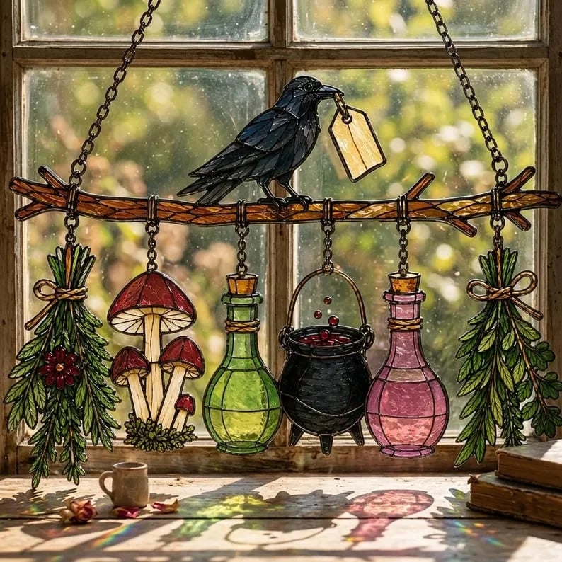 🔥Siste dag 49 % RABATT – 🖤🐦‍⬛Ravneheks Solfanger