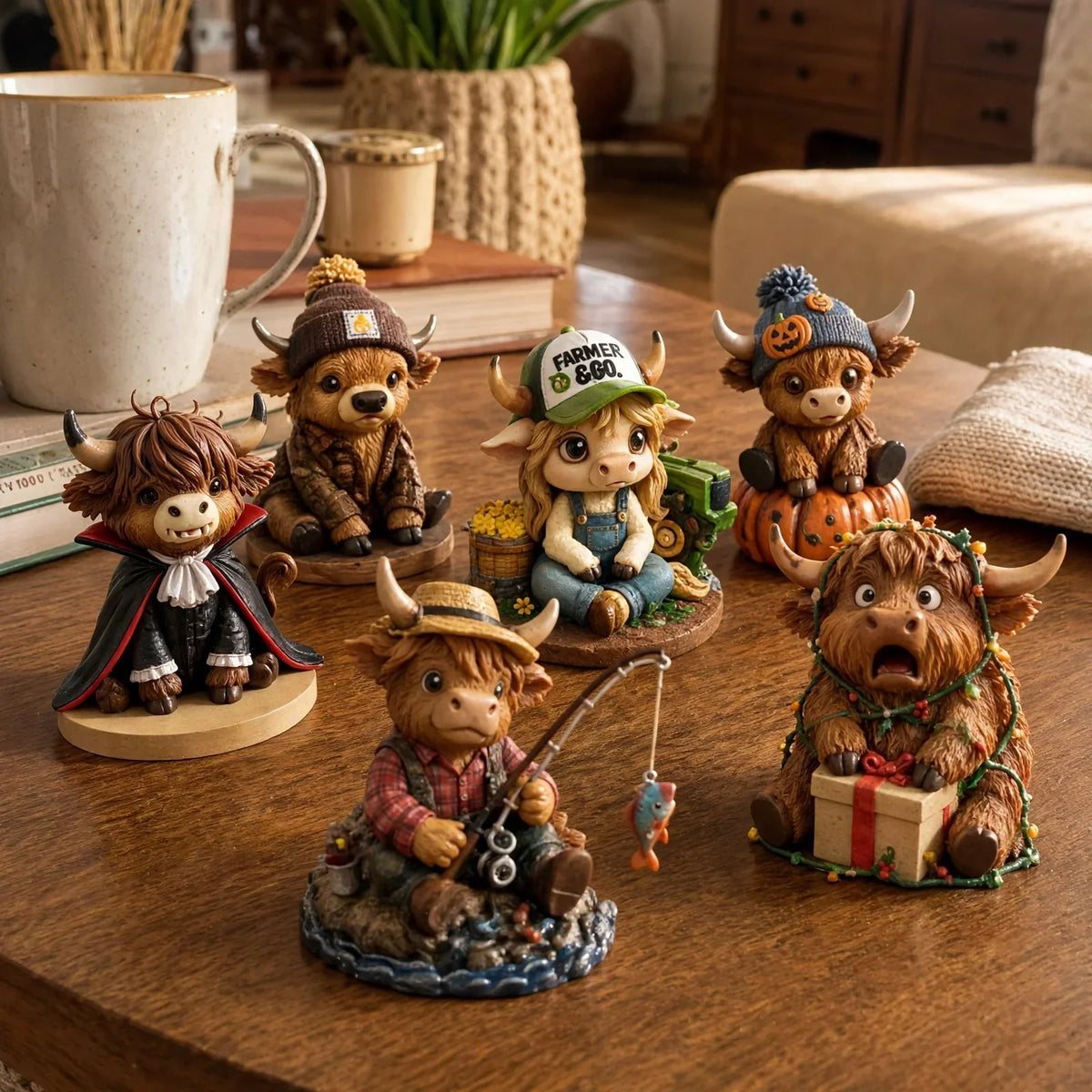 🎁Gir deg forskjellige overraskelser hver dag✨🎄24-dagers adventskalender med høylandskuer