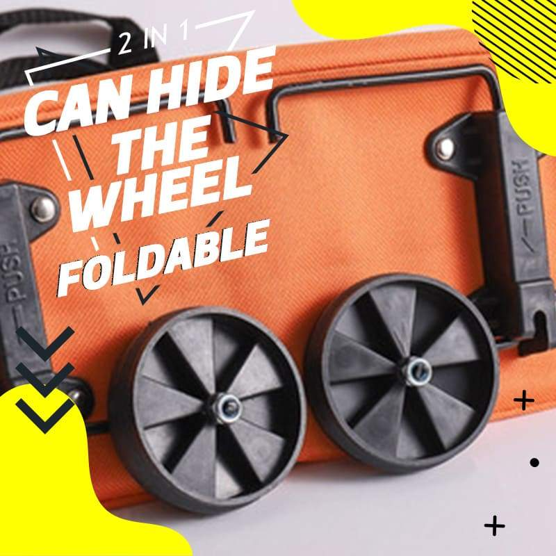 Sammenleggbar handlepose på hju