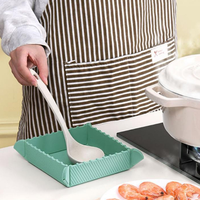 🎁Begrenset tid 49 % RABATT🍳Magnetisk silikonunderlag 🧲 | Sammenleggbar gryteunderlag og lite kjøkkenbrett