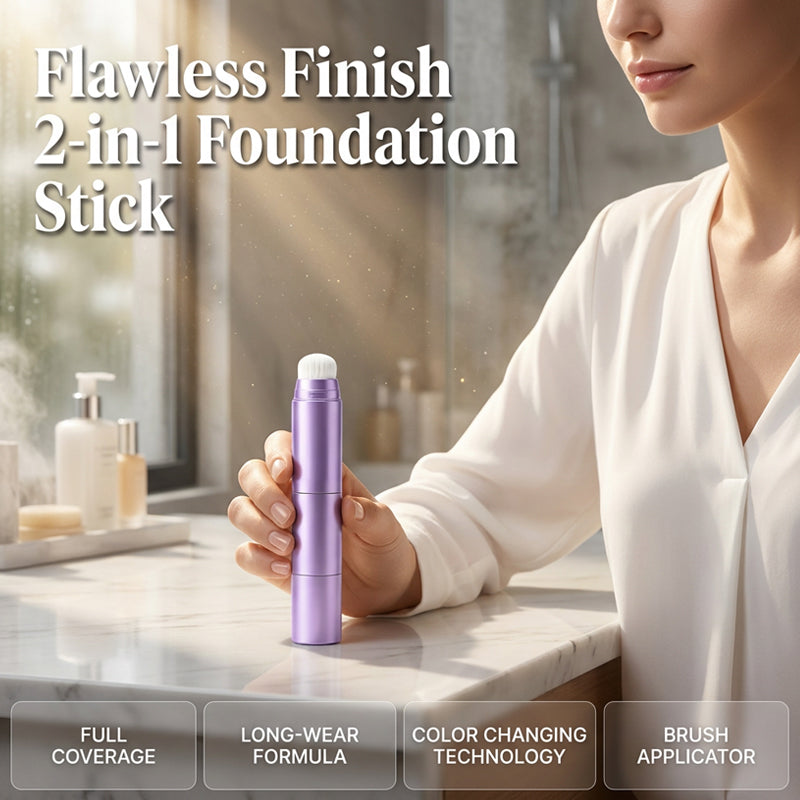 2-i-1 foundationstick som skifter farg